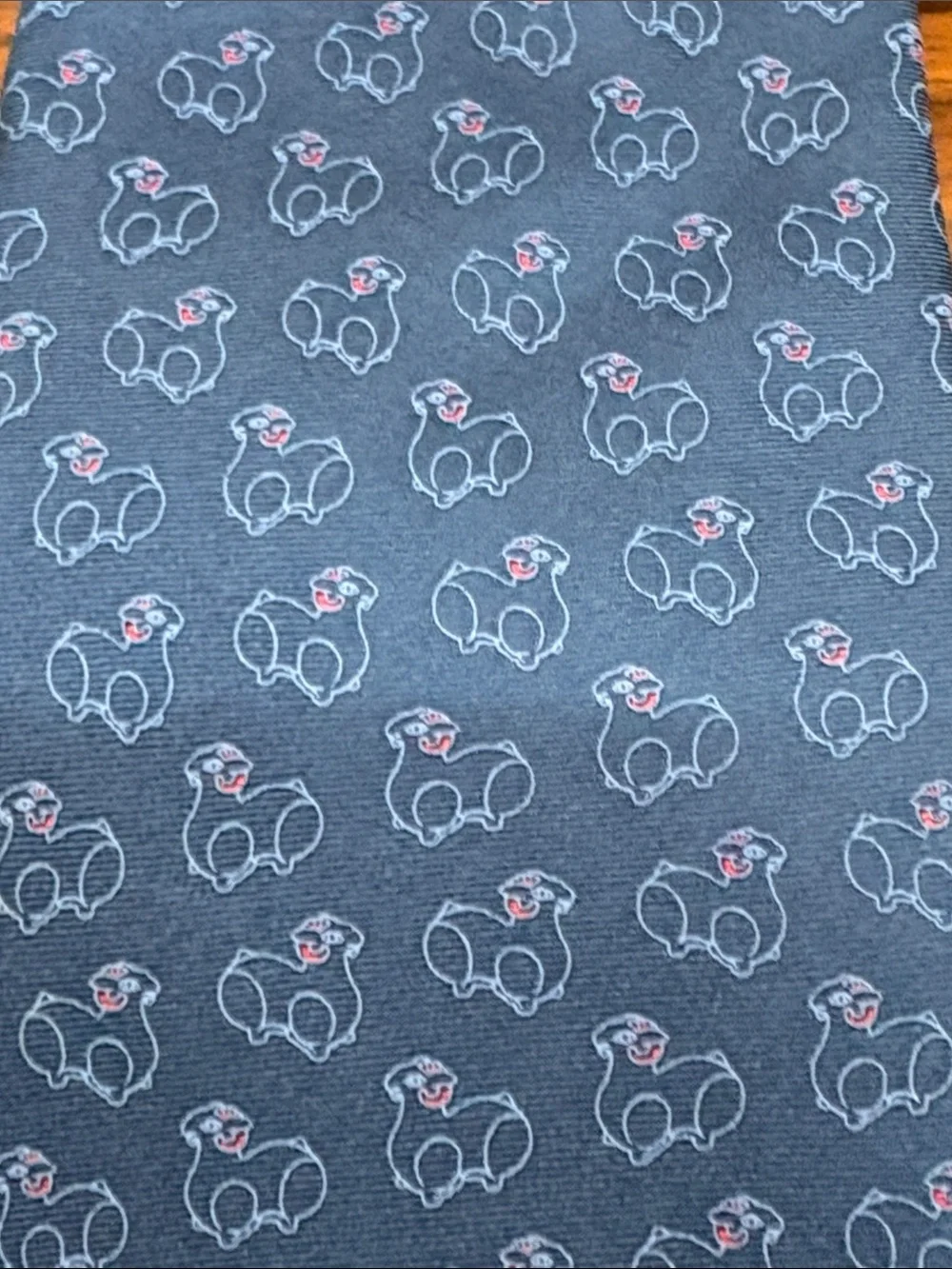 Shanghai Museum‎ Ram Print Tie